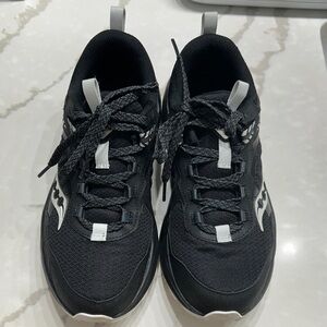 Saucony Black Athletic Sneakers